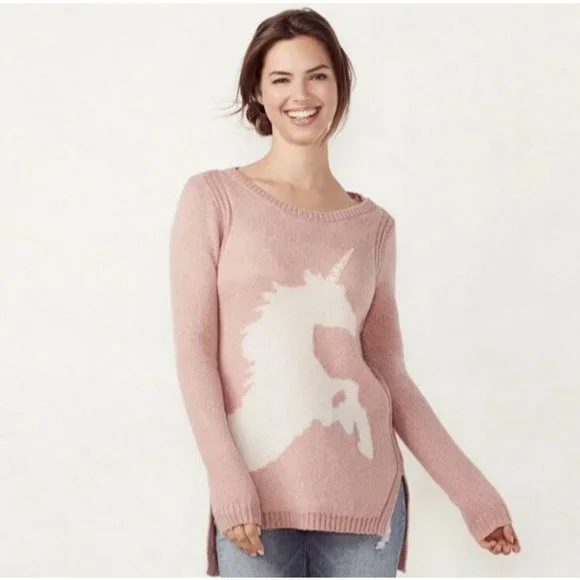 Lauren conrad unicorn sweater best sale